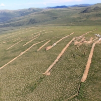 Klaza Property - Airphoto of Camp and the BRX Trenches