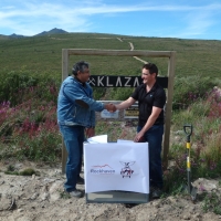 EBA signing ceremony with Chief Eric Fairclough of LSCFN and Rockhaven CEO Matt Turner August 2015